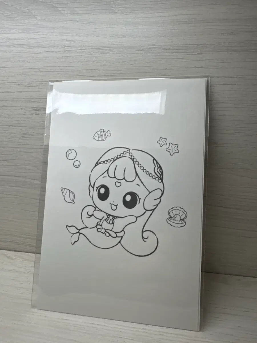 사랑의 하츄핑 고래보석의 전설 컬러링 엽서세트