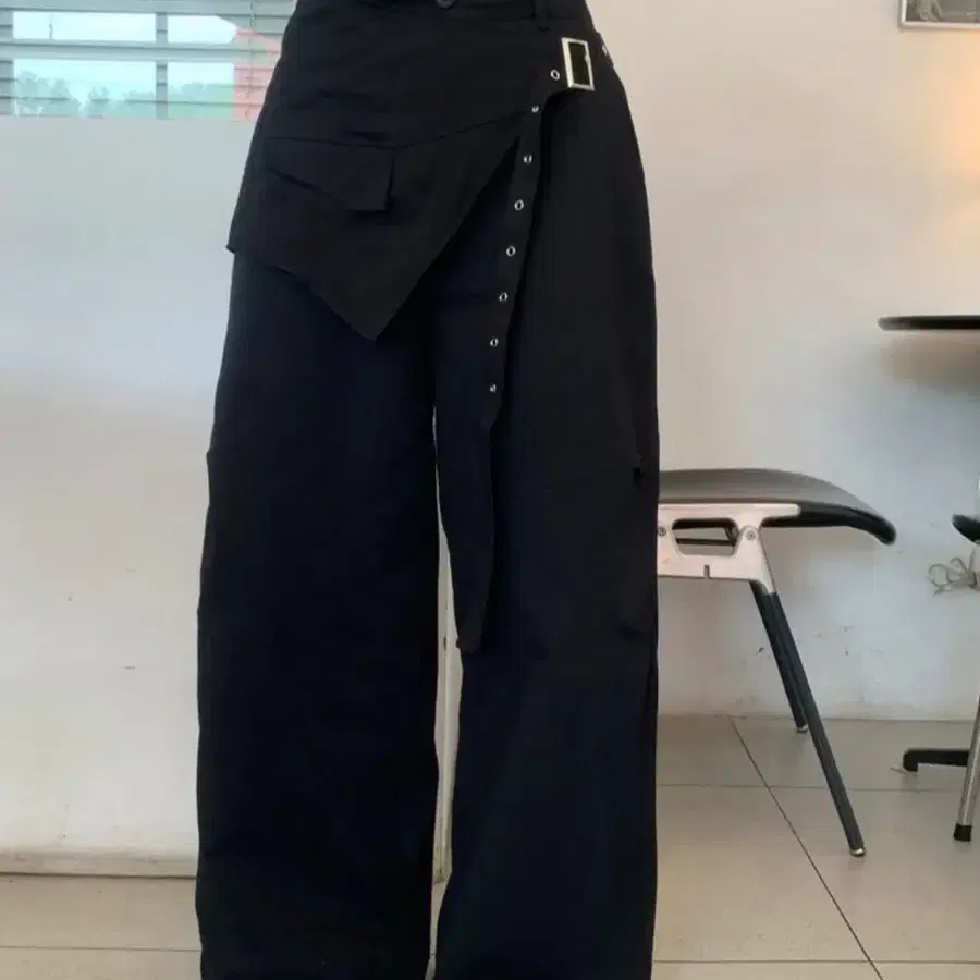 랩 벨트 팬츠