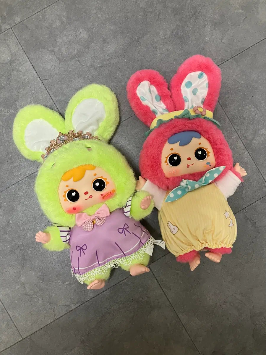 베이비쓰리 사무엘 왕관 토끼 400 인형