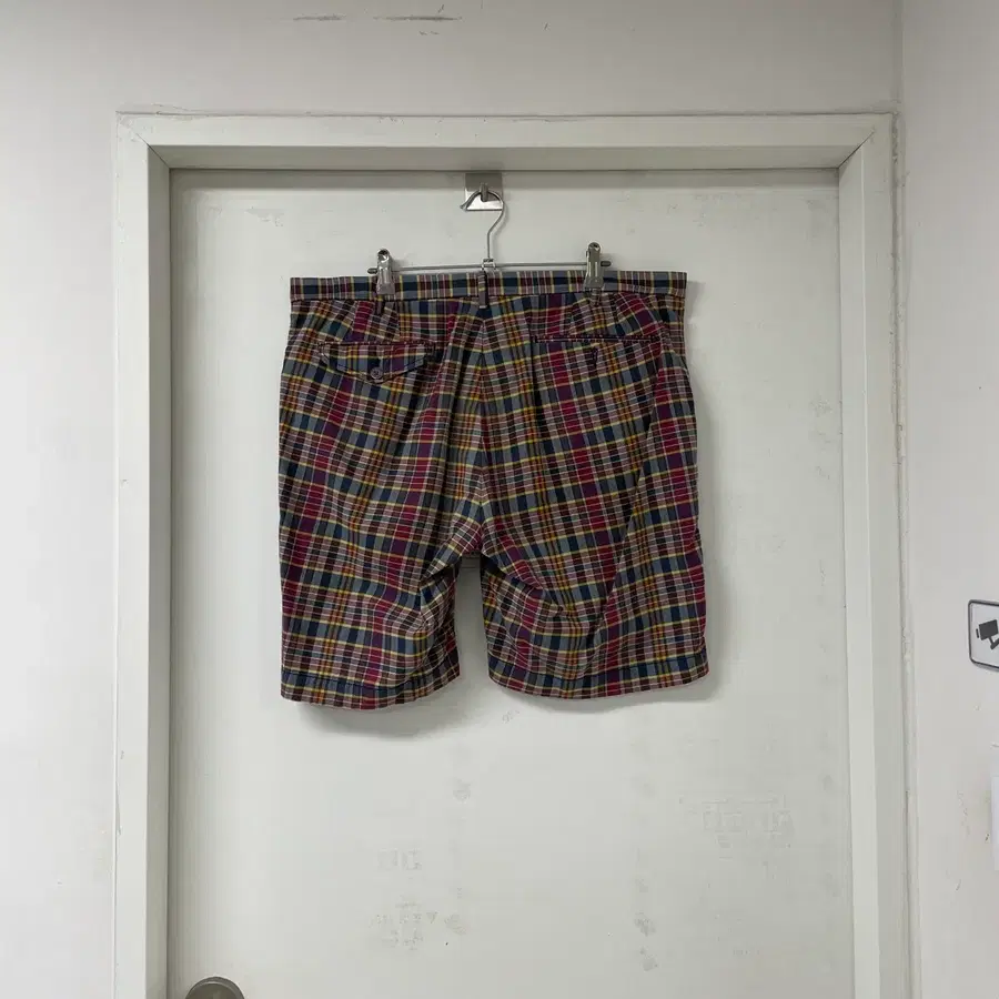 폴로 랄프로렌 체크 반바지 36