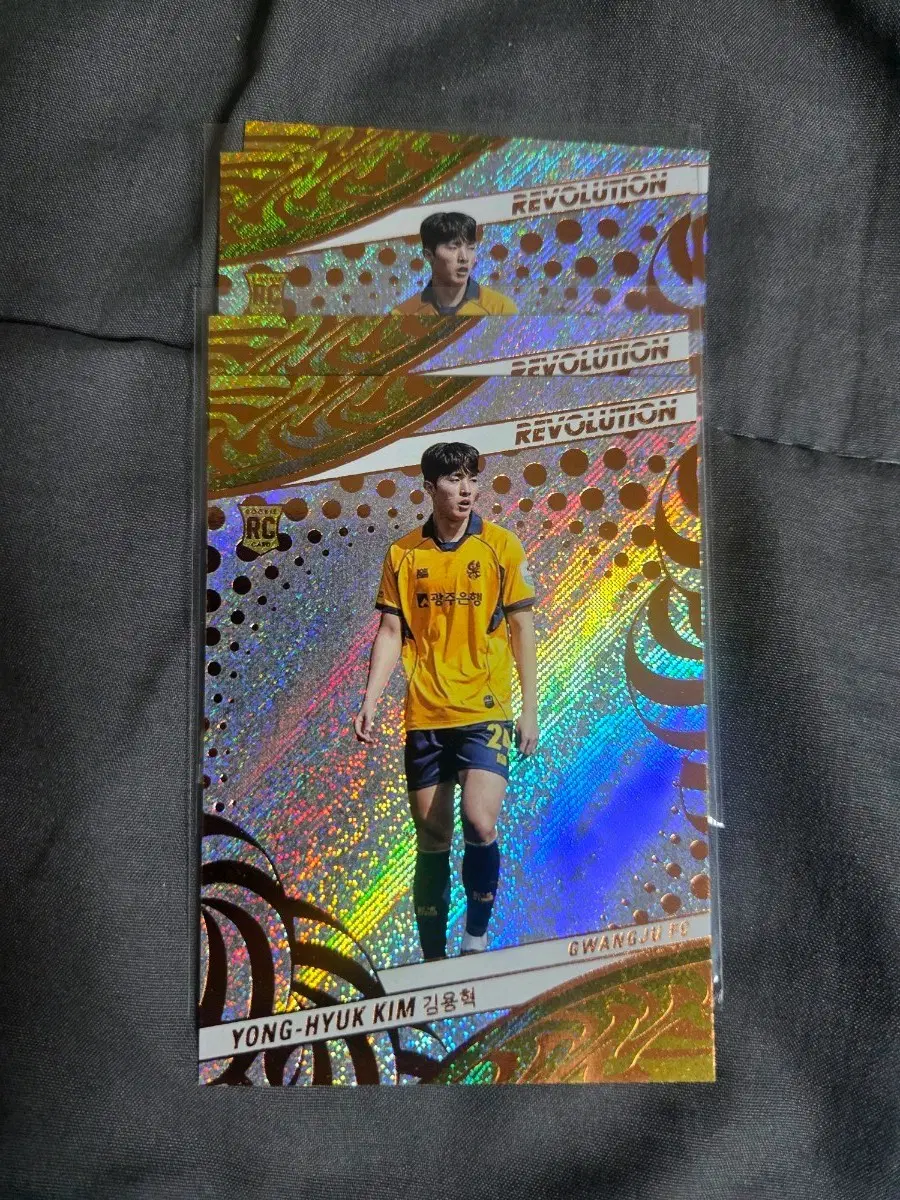 파니니 k리그 레볼루션 광주fc 김용혁 루키 베이스 판매합니다.
