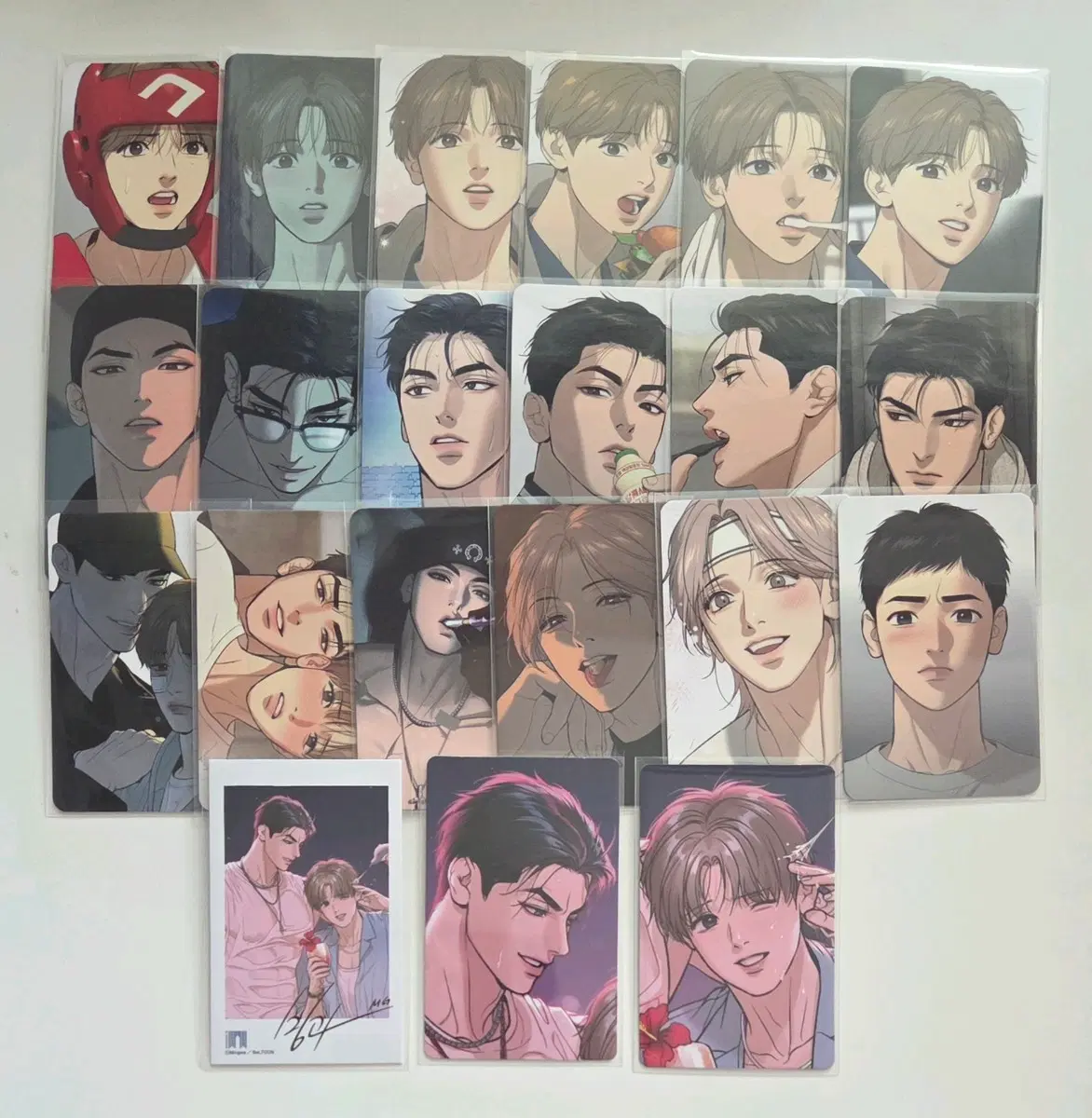 재이미샵 스파클즈 팝업 징크스 컬렉션 포토카드 컬포 치루치루 BL어워드 징크스 폴라로이드 특전 포카 굿즈 일괄