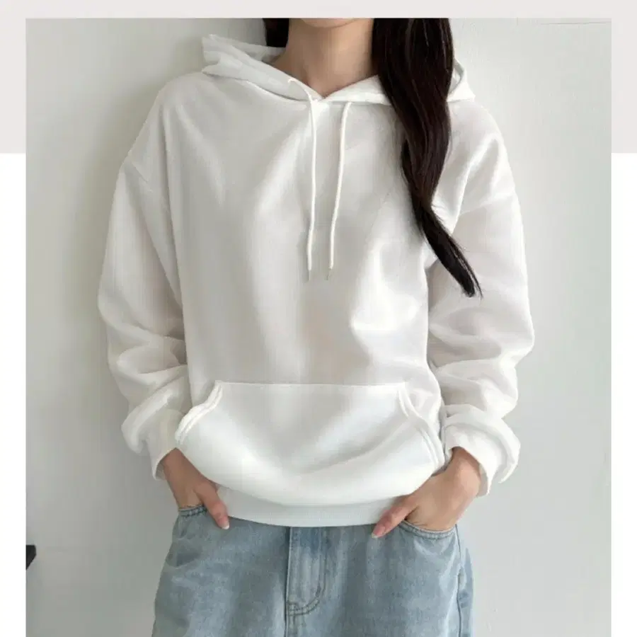 여성용 심플 후드 긴팔 티셔츠