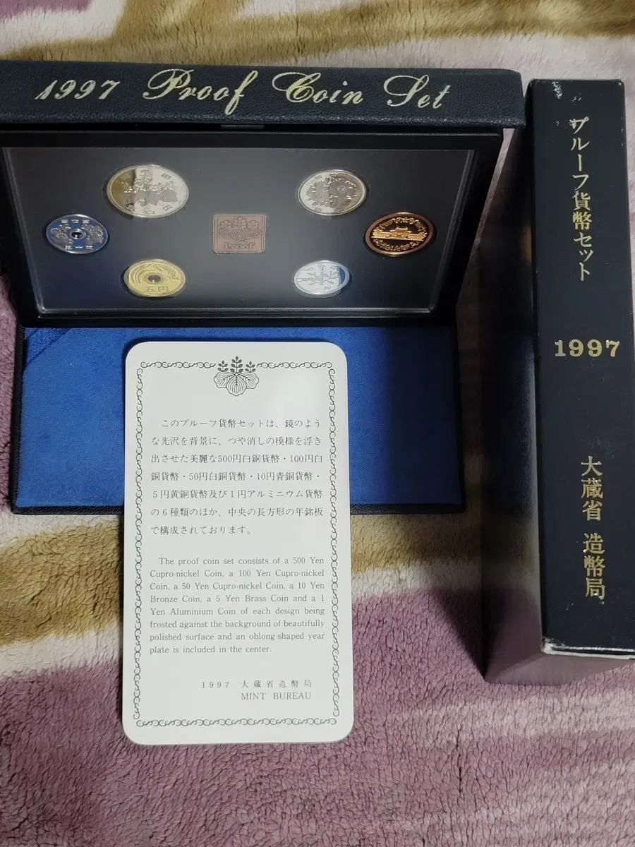 1997년 일본 대장성 프루프 주화 세트