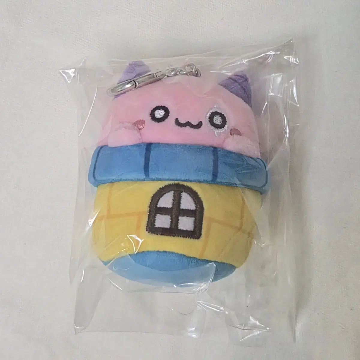 메이플 롯데월드 에오스 타워 핑크빈 인형 키링