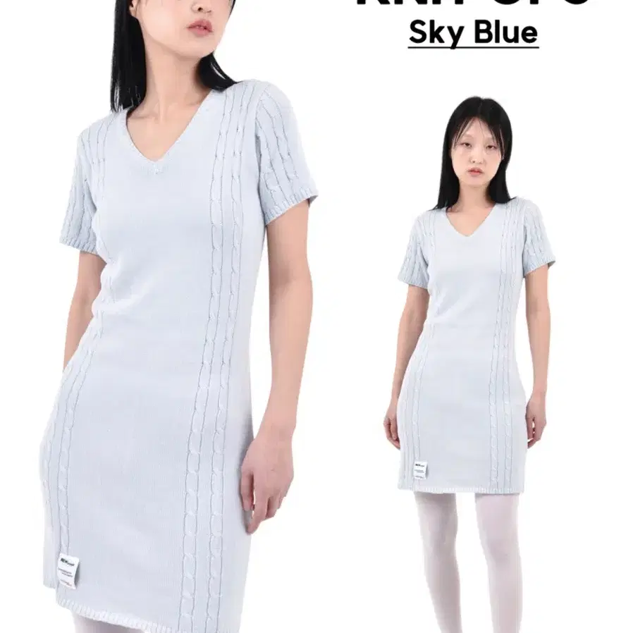 [미착용]카타르시스 미니 케이블 니트 원피스 98,000원->29,000원
