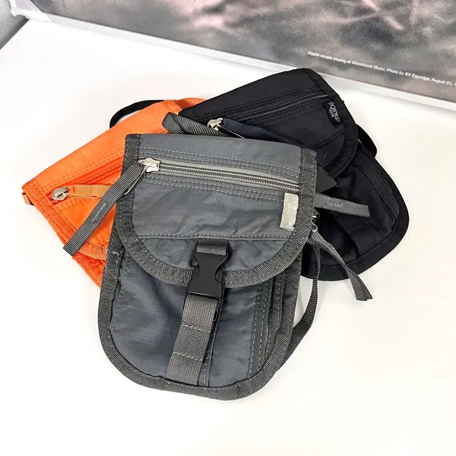 PORTER-CROSSBODY WALLET BAG(Gray) 포터 미니백