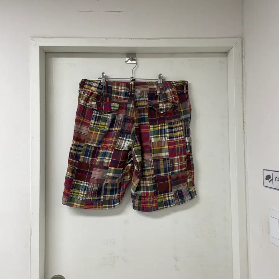 폴로 랄프로렌 체크 반바지 36