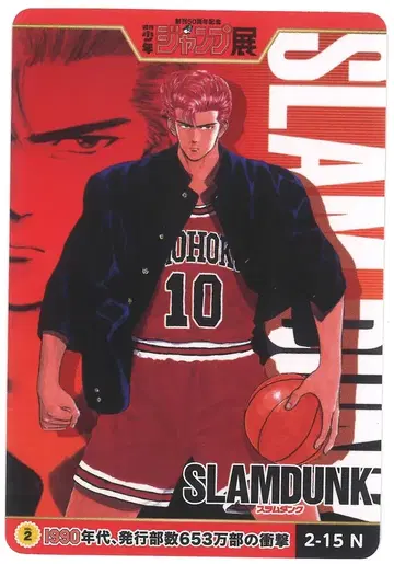슈에이샤/엔스카이 소년 점프 올스타 카드 컬렉션/WJ 50주년 기념전 주간 소년 점프전 VOL.2 SLAM DUNK 2-015N
