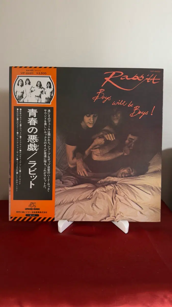 (록, 래빗 1집, 민트급)Rabbitt - Boys Will Be Boys! LP