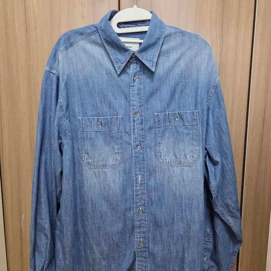 인더로우 VINTAGE DENIM WORK SHIRT (VINTAGE BLUE)