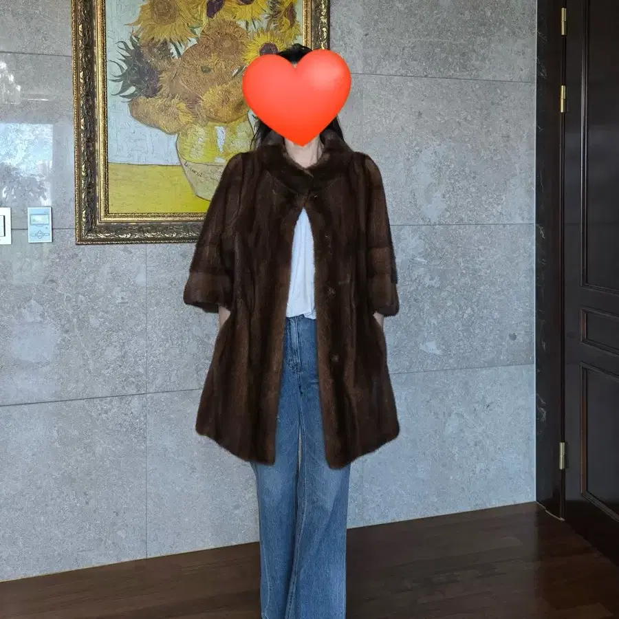 동우모피 코트 브라운
