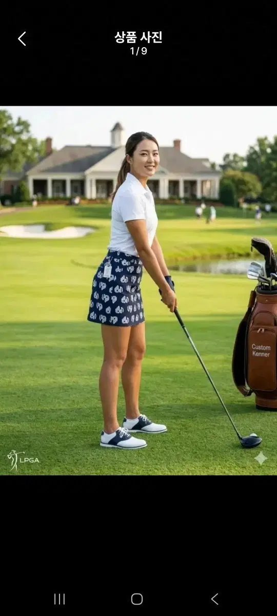 LPGA 로고 기능성 골프스커트.골프치마 28 29
