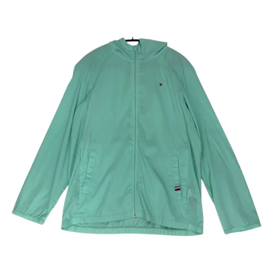 타미힐피거 Tommy hilfiger 민트 경량 후드 바람막이 164