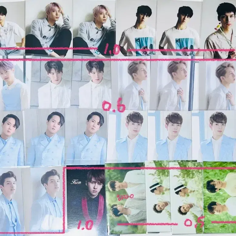 빅스 VIXX 일본 앨범 포카 리인카네이션 하나카제 홍빈 차학연 정택운 레오 엔 켄 이재환 한상혁 혁