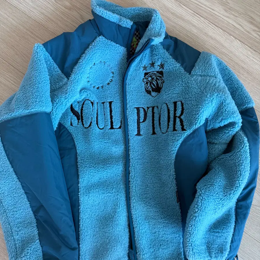 SCULPTOR 스컬프터 레이싱 세르파 쟈켓 블루 Racing Sherpa Jacket