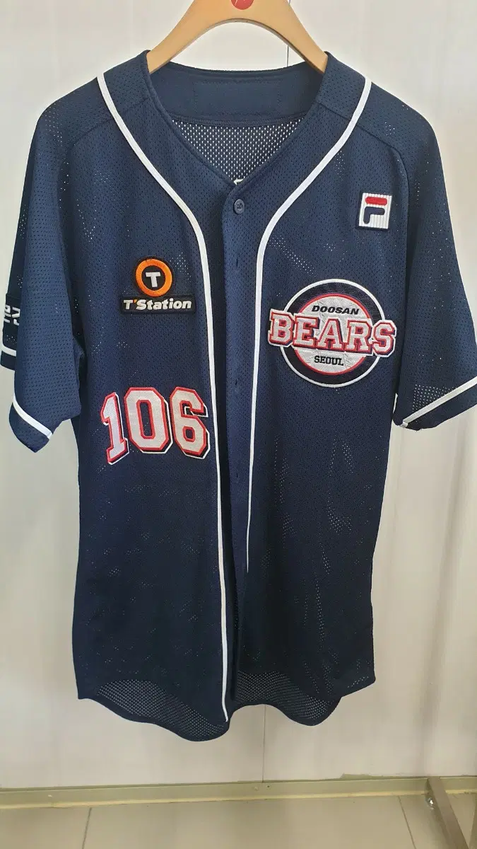 두산베어스 106 김시완 원정 어센틱 유니폼 XL 105