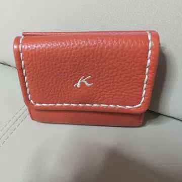 키타무라 접이식 지갑 오렌지