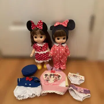 디즈니 레민&소란 옷 갈아입히기 인형 2체 세트