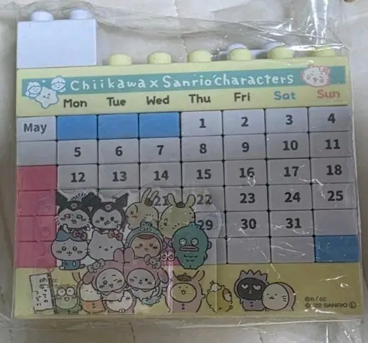 치이카와 산리오 캐릭터 캘린더 무한달력 블록달력