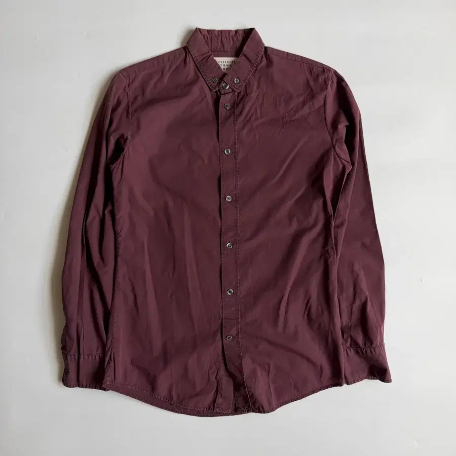 메종 마르지엘라 Maison Margiela 버건디 셔츠 남방