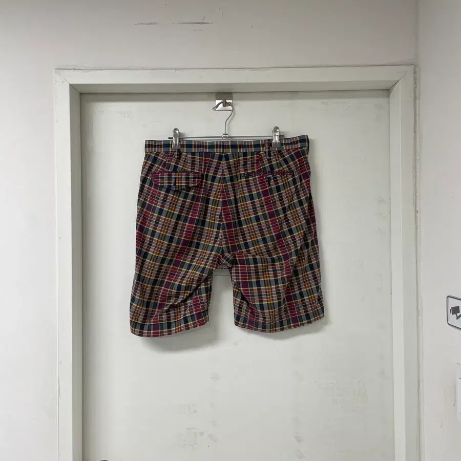 폴로 랄프로렌 체크 반바지 32