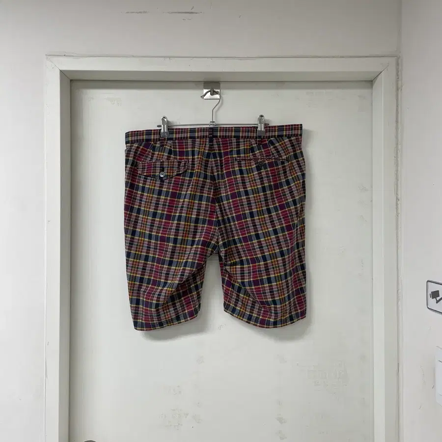 폴로 랄프로렌 체크 반바지 36