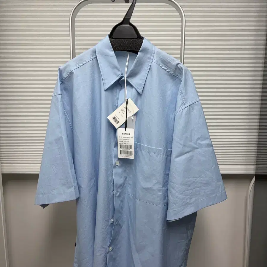오라리(AURALEE) WASHED FINX TWILL BIG HALF SLEEVED SHIRT