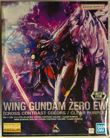 BANDAI SPIRITS MG 1/100 기동전사 건담 W 윙건담 제로 EW [CROSS CONTRAST COLORS / CLEAR PURPLE] LIMITED