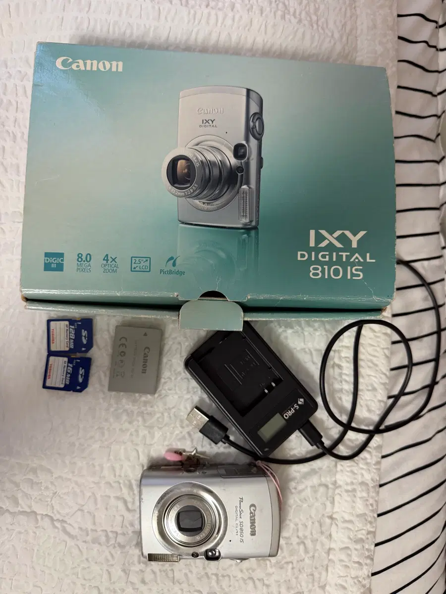 캐논 익서스 IXUS 950IS, IXY810IS + 충전기, SD카드 토모토모유인