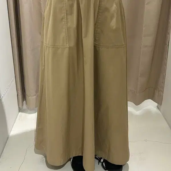 디키즈 Dickies 로고 패치 밴딩 롱 스커트 R2611