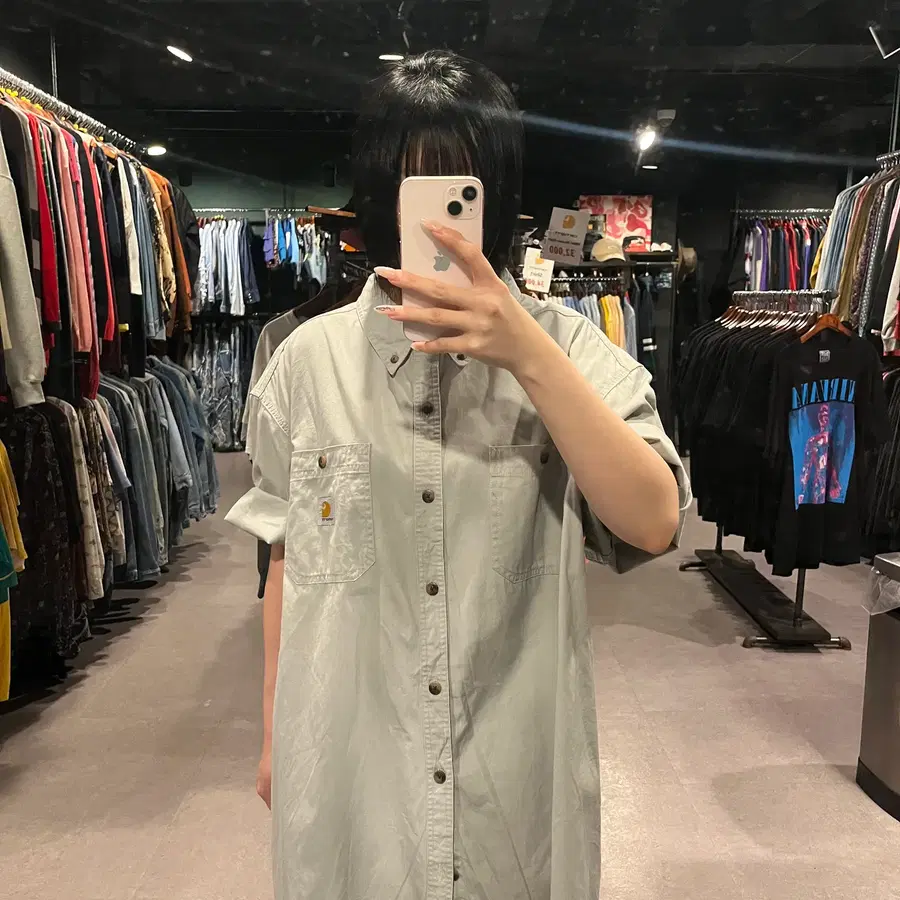 (897) Carhartt 칼하트 투 포켓 오버 핏 반팔 셔츠