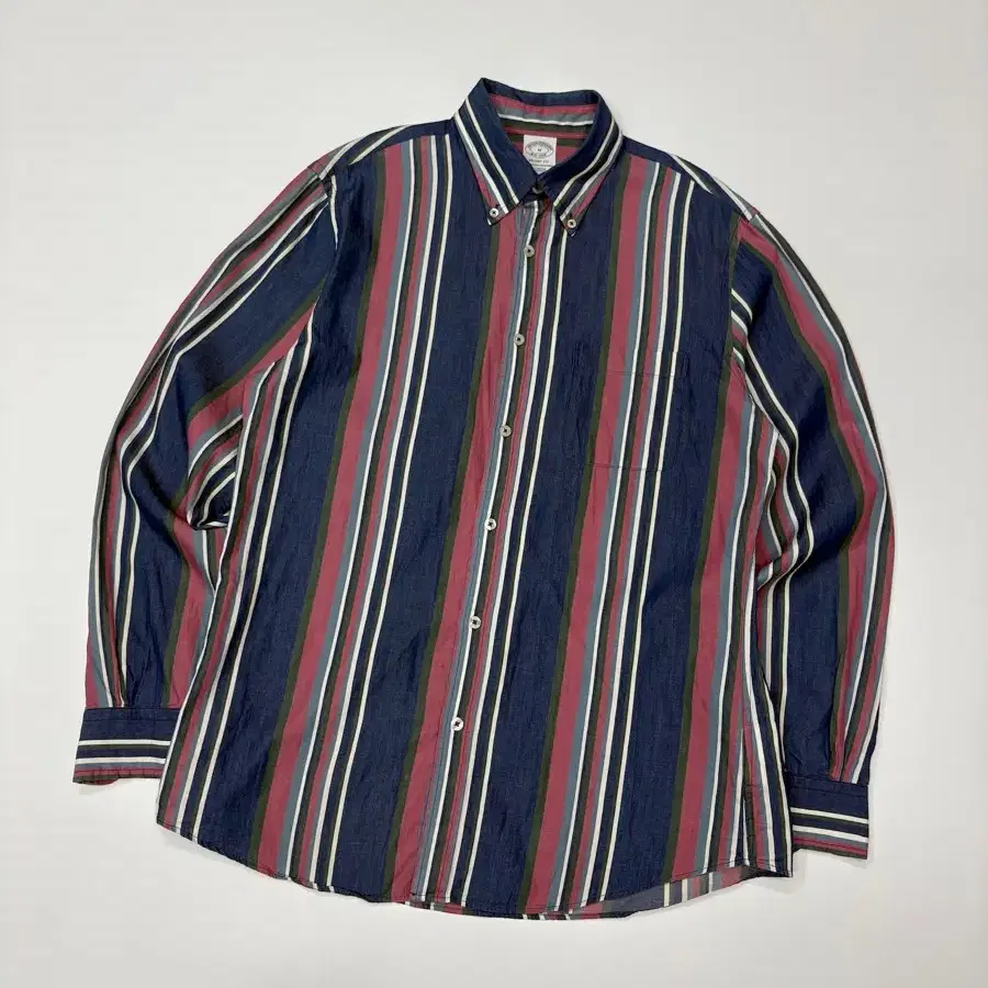Brooks Brothers 브룩스 브라더스 빈티지 멀티 컬러 스트라이프 버튼다운 셔츠