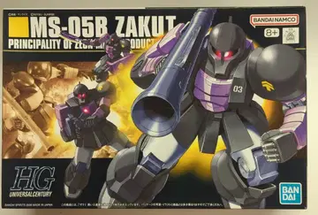 BANDAI SPIRITS HGUC 1/144 반다이남코판 자쿠I 블랙 삼연성 사양 8+ 표기 068