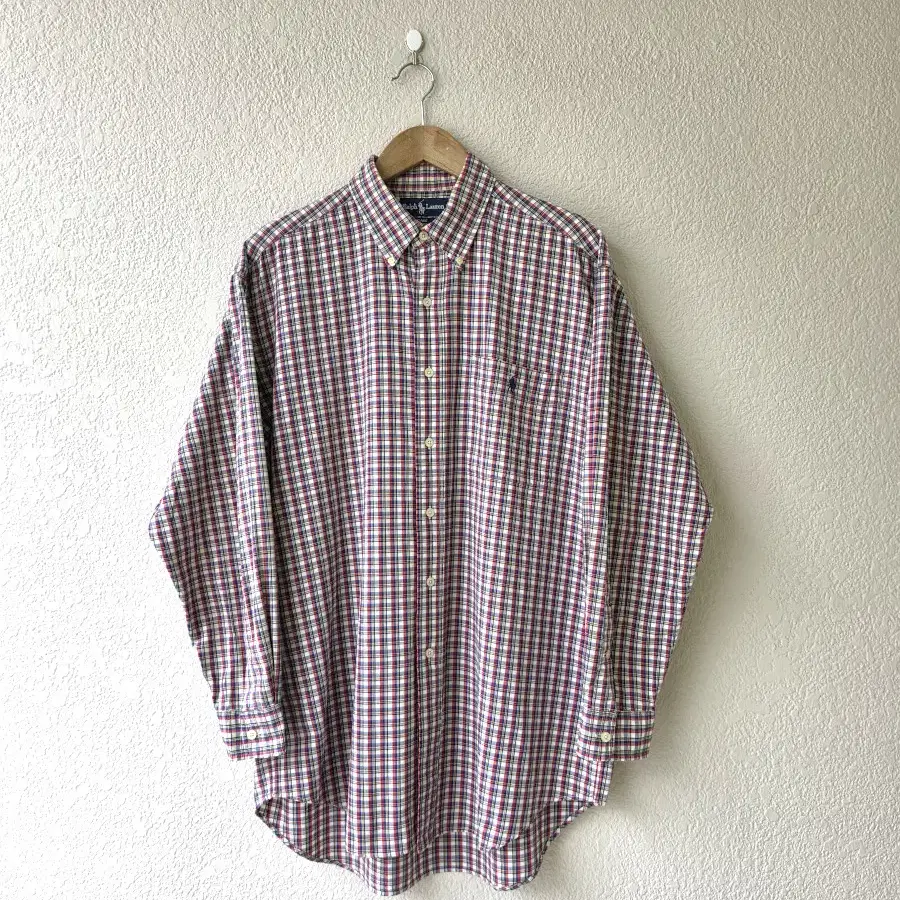 90s 폴로 랄프로렌 체크셔츠 블레이크핏