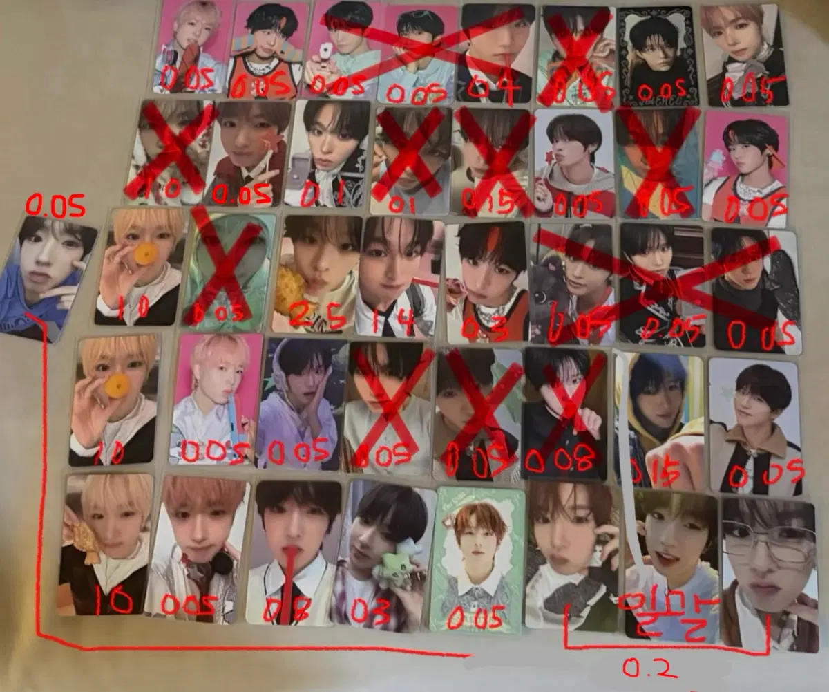 엔시티위시 nctwish 사쿠야 리쿠 재희 포카 양도