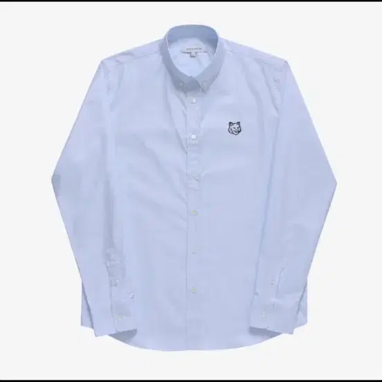 (XL) 메종 키츠네 폭스헤드 셔츠 라이트블루 MM00410WC2010-P410