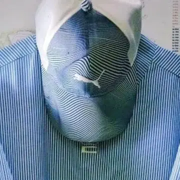 COBRA 반팔 풀오버 스트라이프 패턴 & P 캡