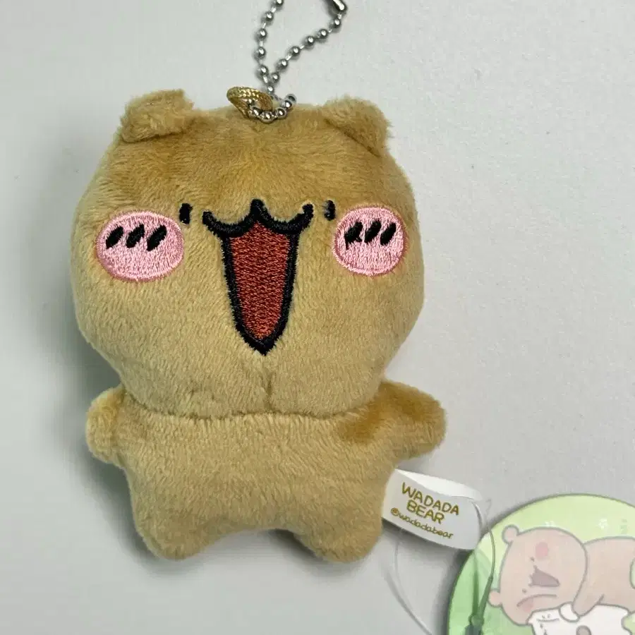 와다다곰 스마일 인형 키링 8cm 새상품 정품