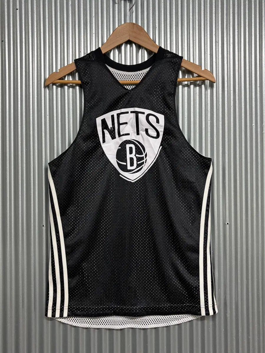 [095] 아디다스 ADIDAS NBA 브루클린 네츠 리버시블 메쉬 농구 저지 블랙 2.9