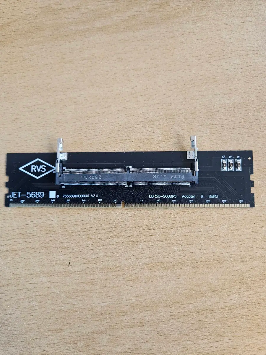 RVS JET-5689 DDR5 노트북 램 데스크탑 변환 어댑터