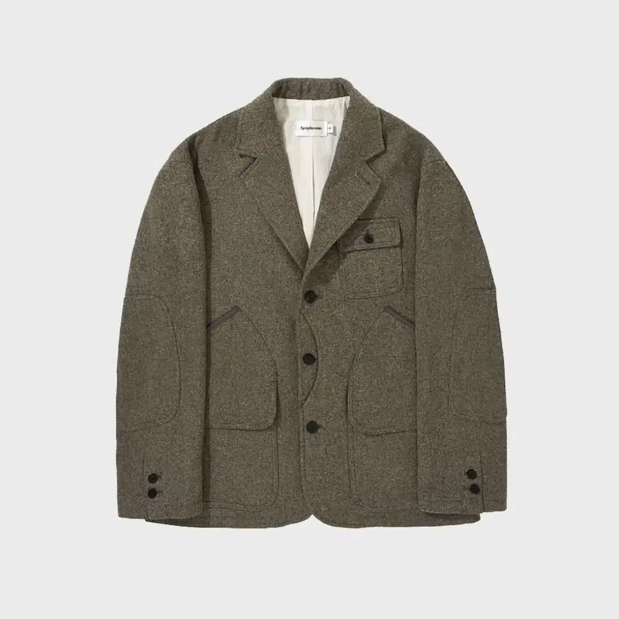 (새상품) 아포페니안 남성 울 자켓 Collector Jacket_Warm Grey L