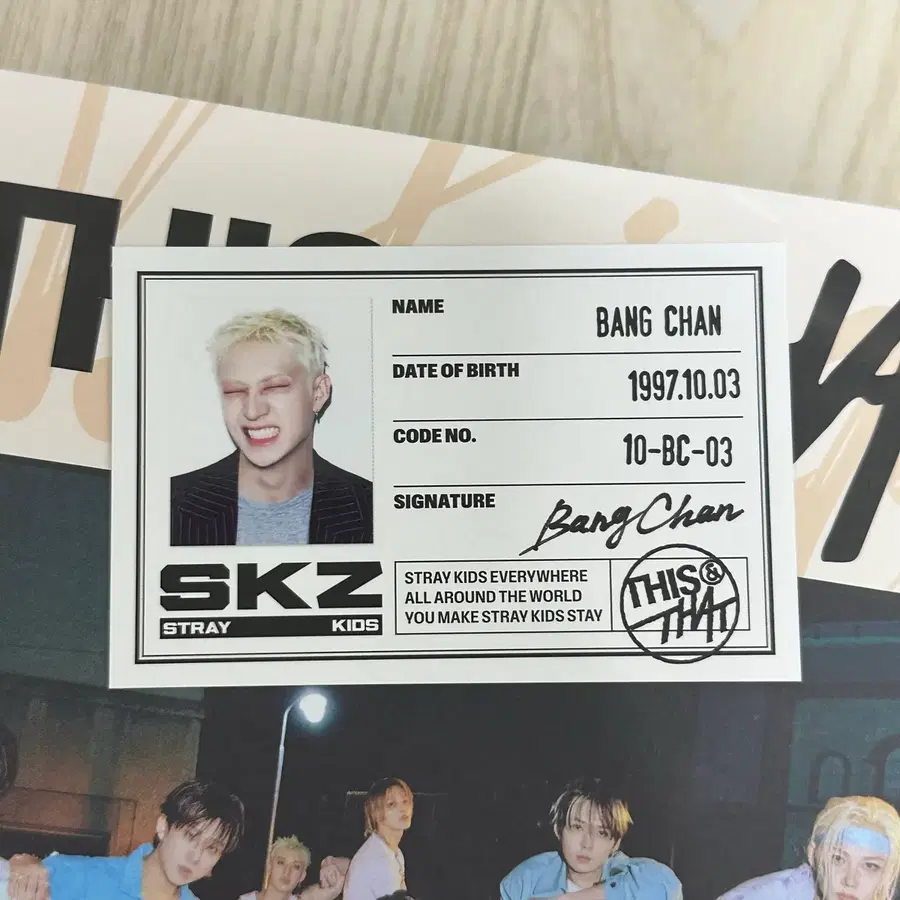스키즈 디스앤댓 방찬 포카