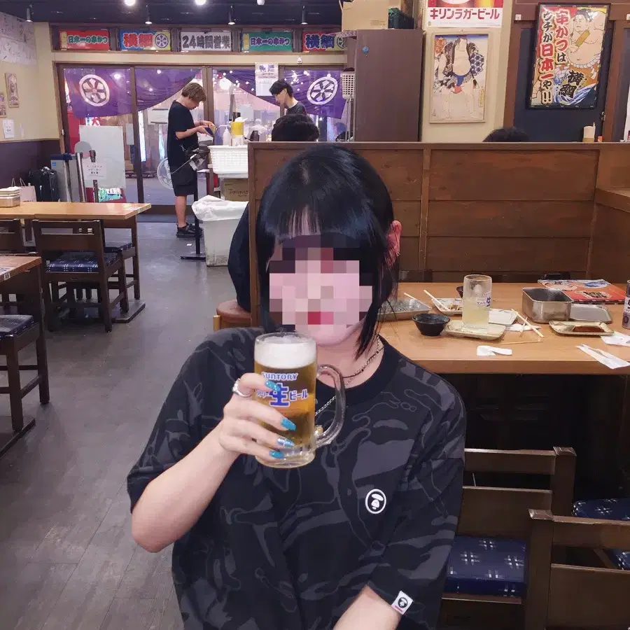 에이프 문페이스 카모반팔 M