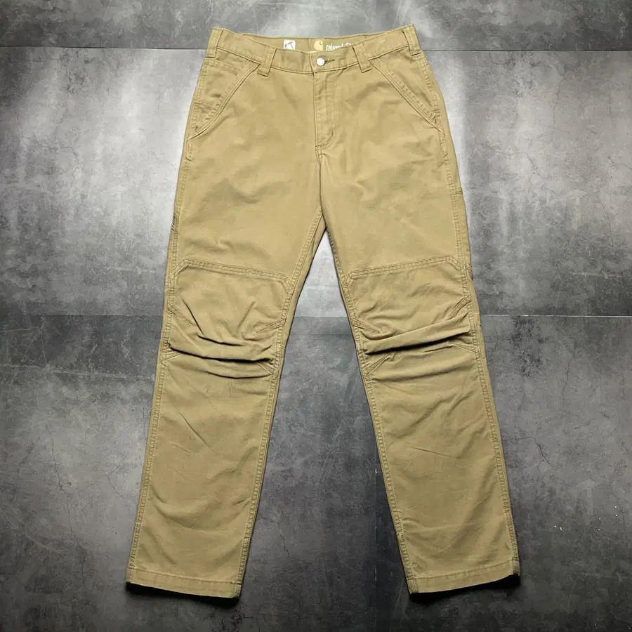 CARHARTT 칼하트 베이지 플랩포켓 유틸리티 워크팬츠 A01388