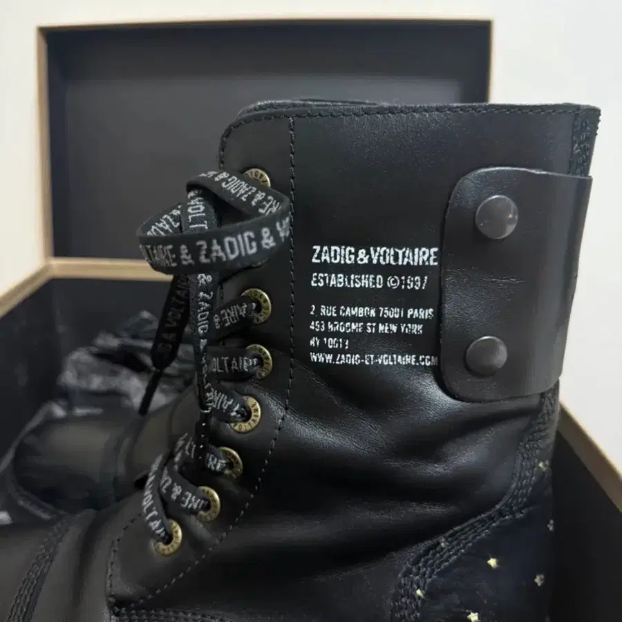 ZADIG&VOLTAIRE 블랙 워커 [정품] 박스 포함