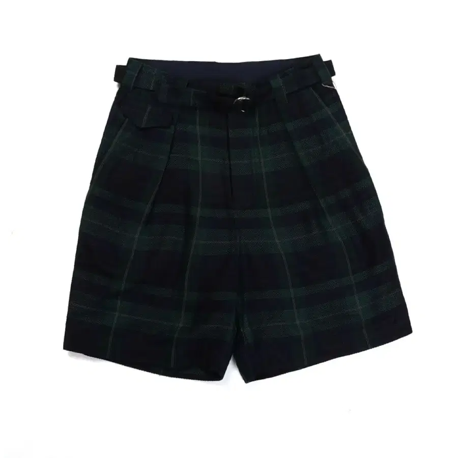 사카이 Sacai Check Pattern Belted Shorts
