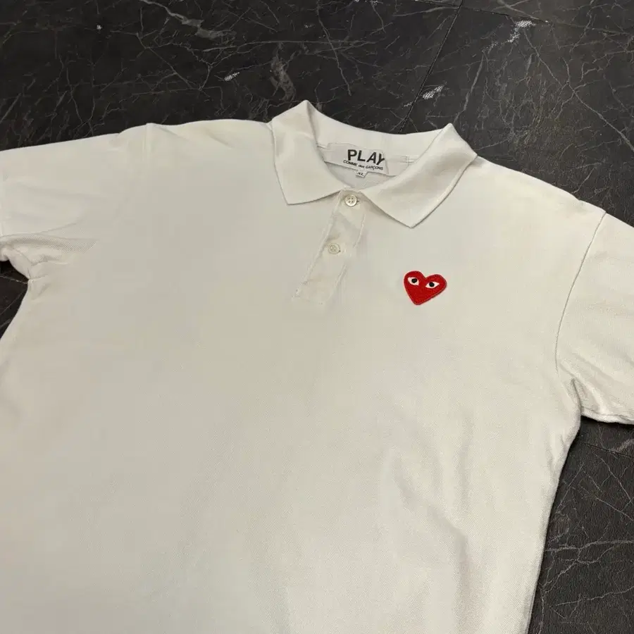 XL 꼼데가르송 반팔 카라티