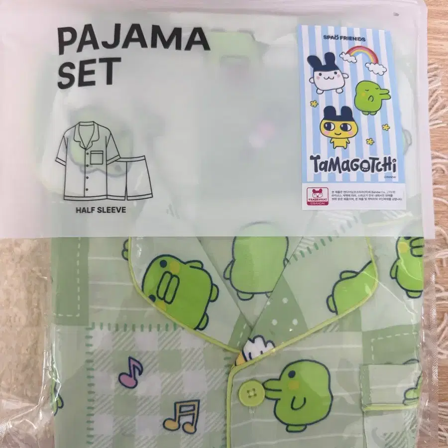 다마고치 주댕치 스파오 잠옷 L