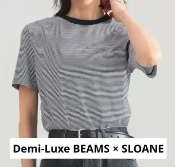 Demi-Luxe BEAMS x SLOANE 별주 보더 T셔츠